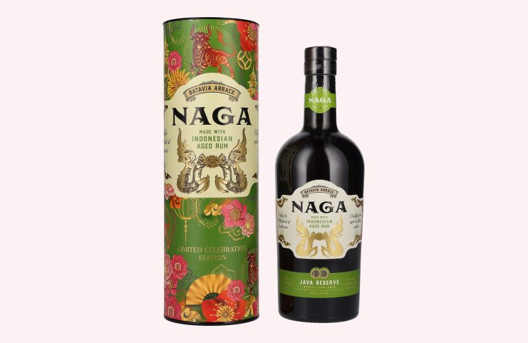 Naga JAVA RESERVE Double Cask Aged Limited Celebration Edition 40% Vol. 0,7l in Giftbox
