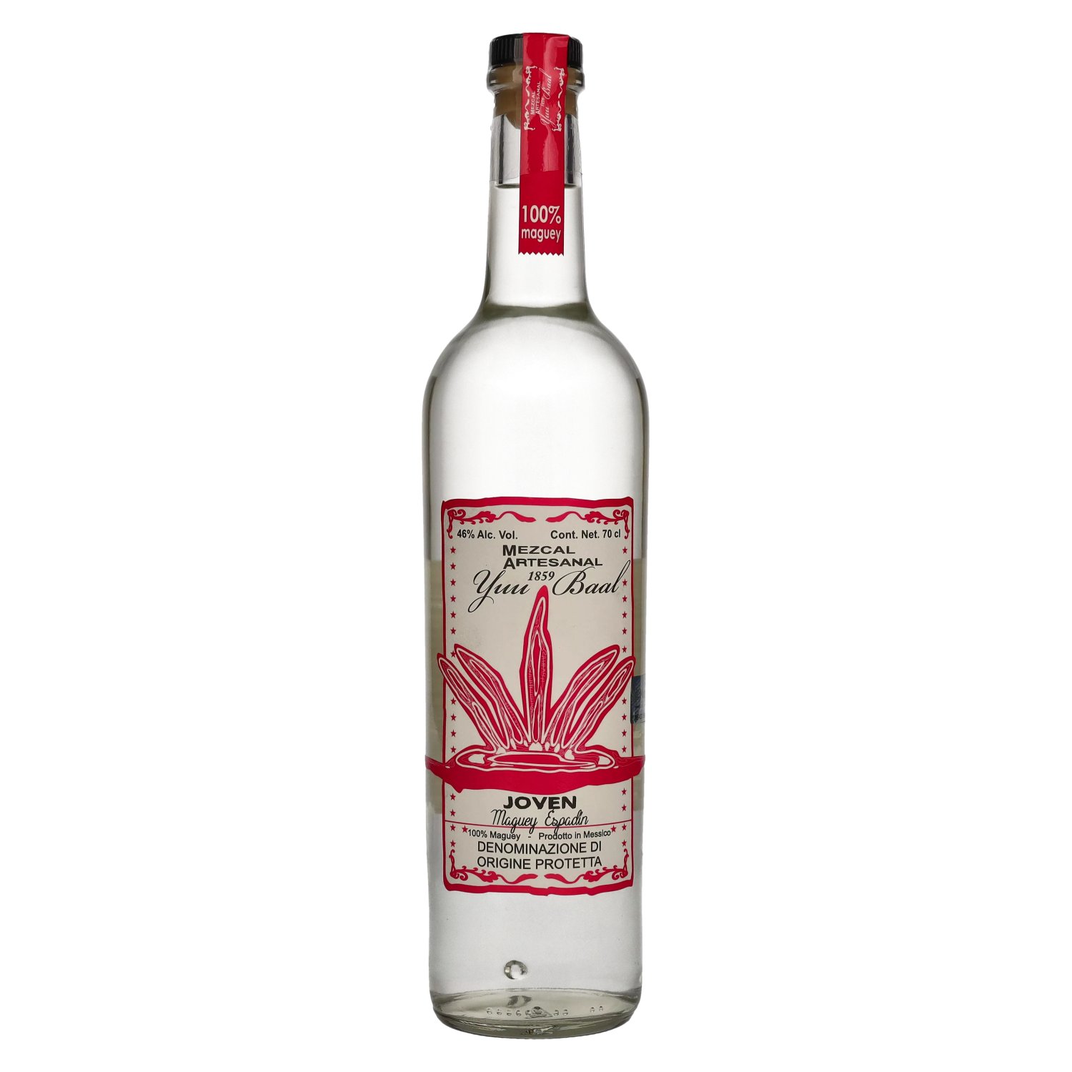 Yuu Baal Mezcal Joven Maguey Espadin 46 Vol. 0,7l Wholesale